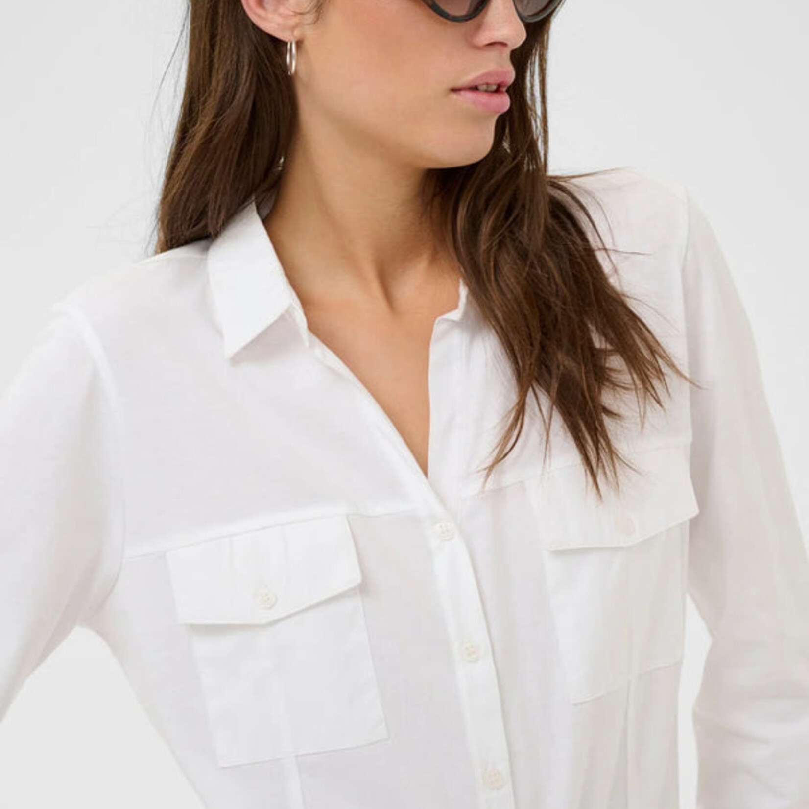Part Two Chemise Anise - Bright White