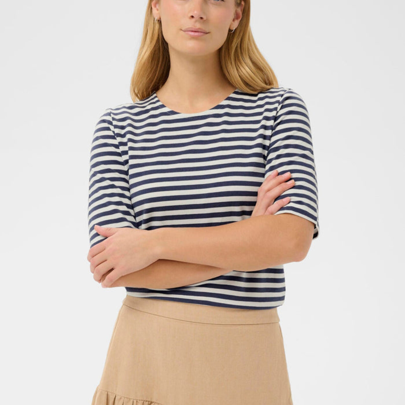 Part Two T-Shirt Nemi - Blue Stripe
