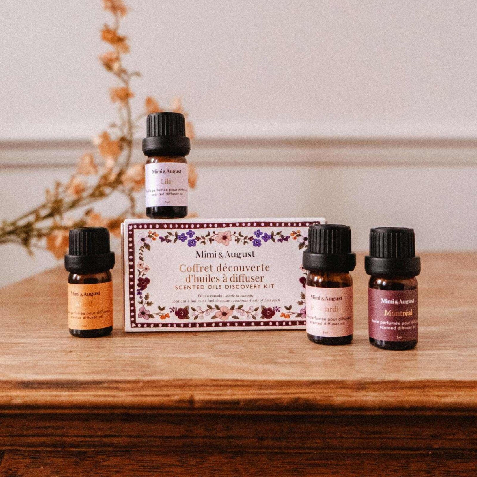 Mimi & August Coffret découverte d'huiles (4X5ml)