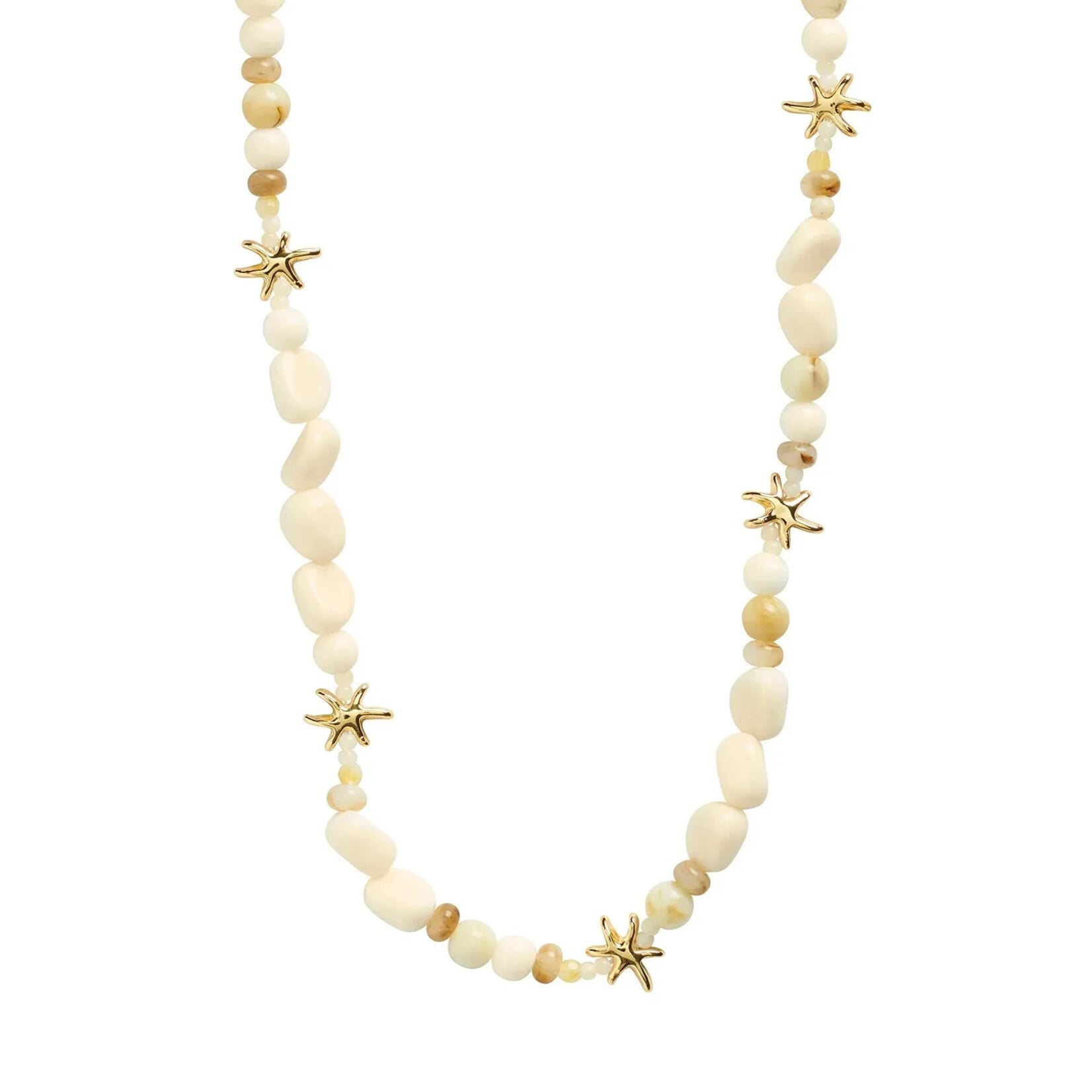Pilgrim PRISM Collier a billes recyclé - Gold plated