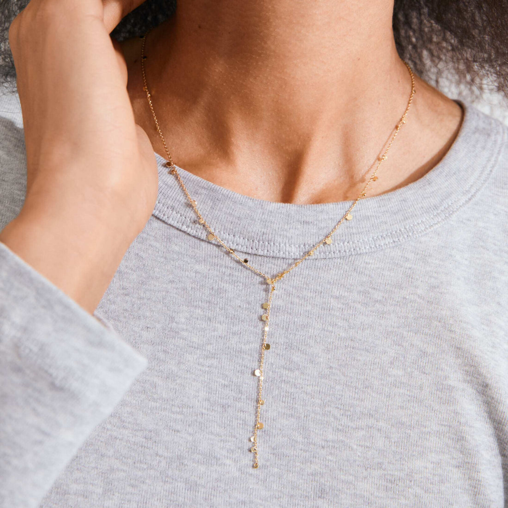 Pilgrim BAYLEN Collier recyclé - Gold plated