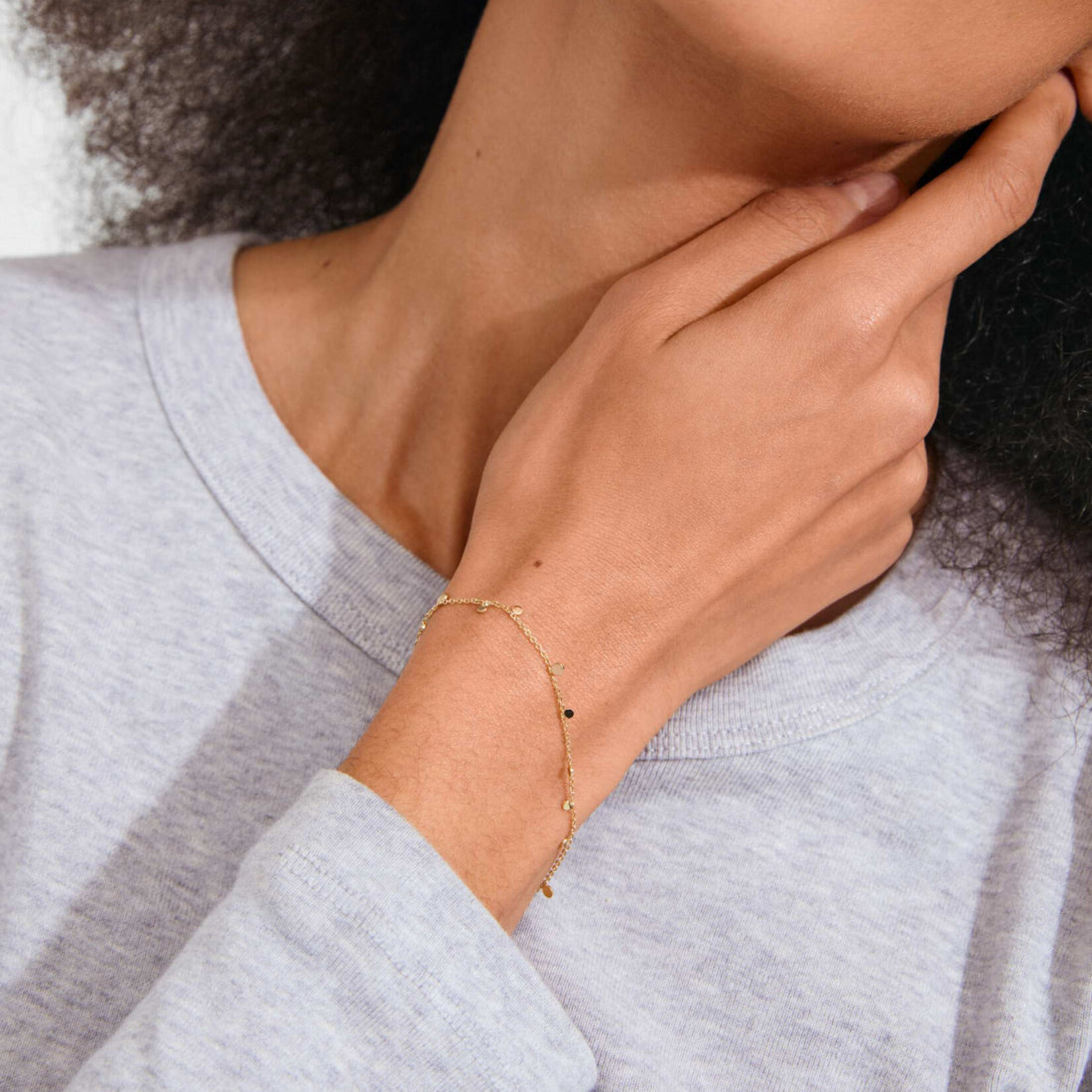 Pilgrim BAYLEN Bracelet recyclé - Gold plated