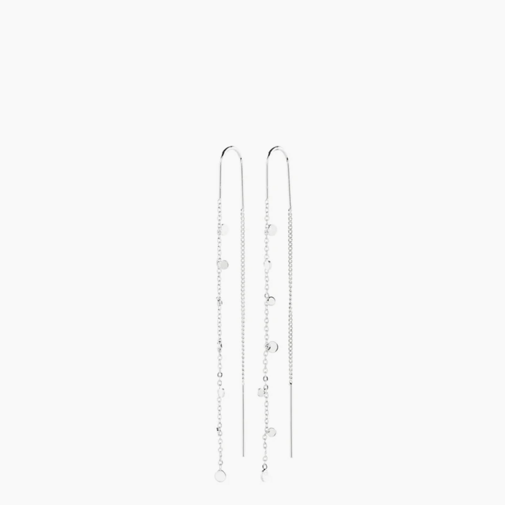 Pilgrim BAYLEN Boucles d`oreilles à maille - Silver plated