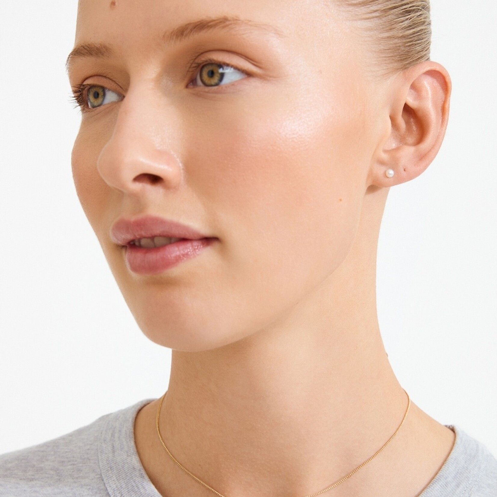 Pilgrim EVENA Gift Set collier et boucles d`oreilles perle - Gold plated