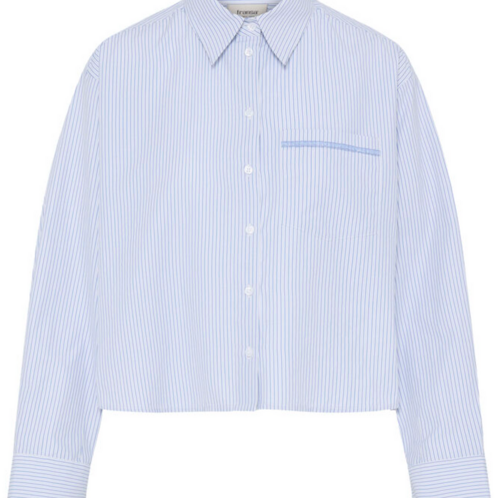 Fransa Chemise Yara - Blue Blizza