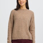 Fransa Pull Fia - Driftwood Melange