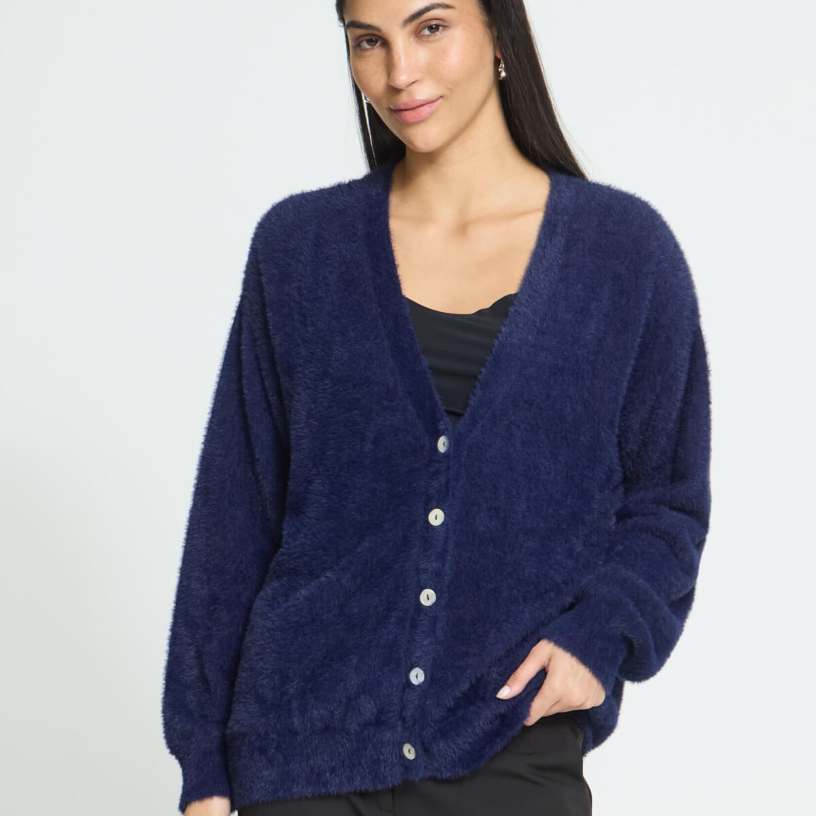 Ichi Cardigan Brula - Maritime Blue
