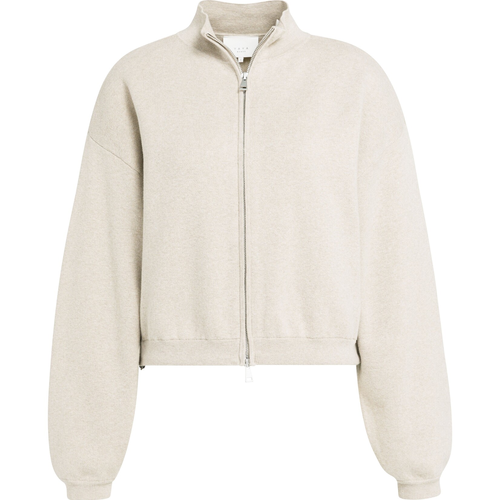 Yaya Cardigan jacquard à manches longues - Pure Cashmer