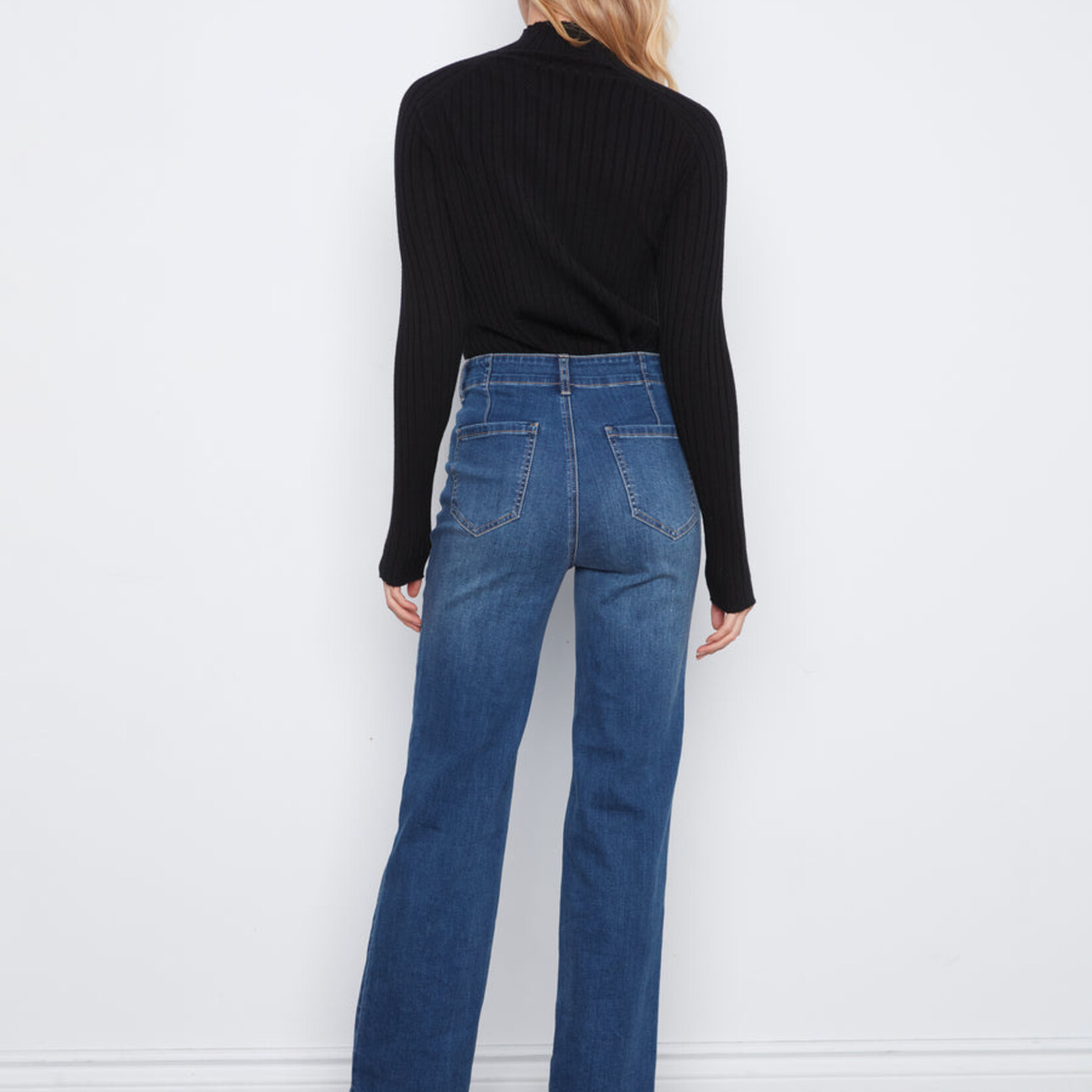 Charlie B Jeans C5800 avec poche à l'avant  - Indigo lavé
