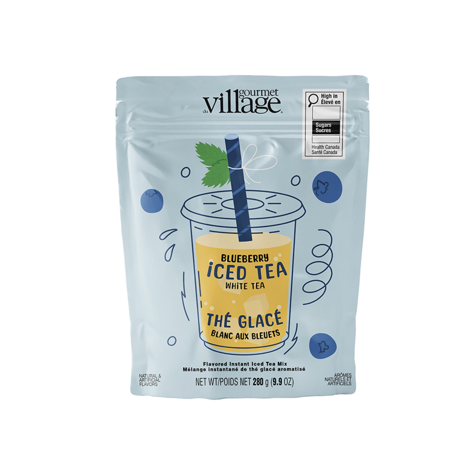 Gourmet du Village Thé blanc glacé Bleuet