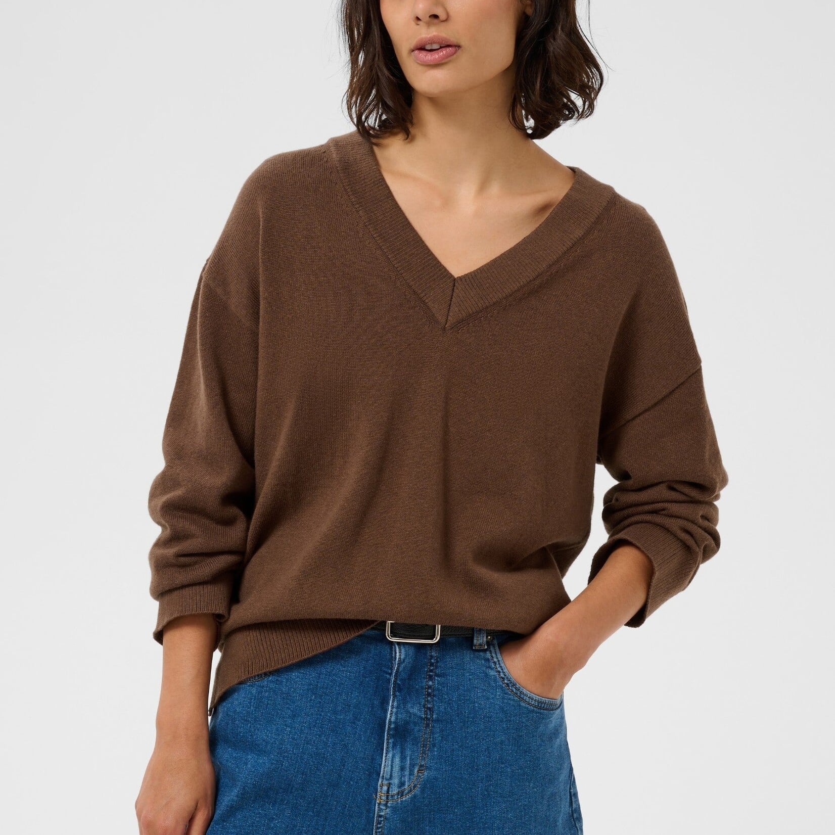 Part Two Sweater Charlin - Downtown Brown