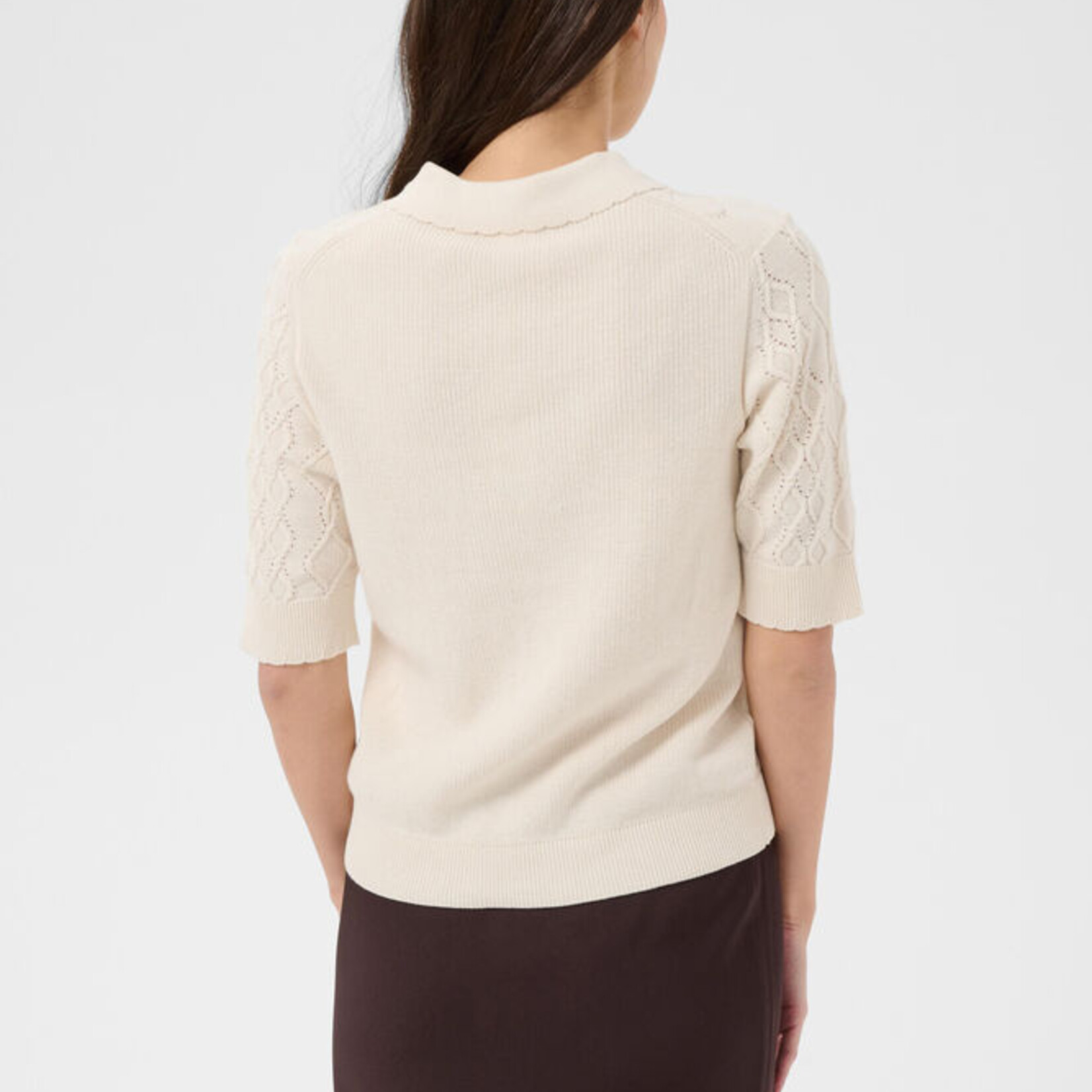 Part Two Top Cinia - Whitecap Gray