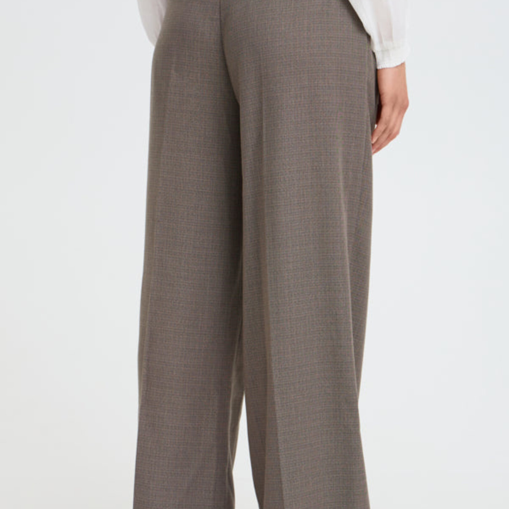 Fransa Pantalon Soldes - Driftwood Melange