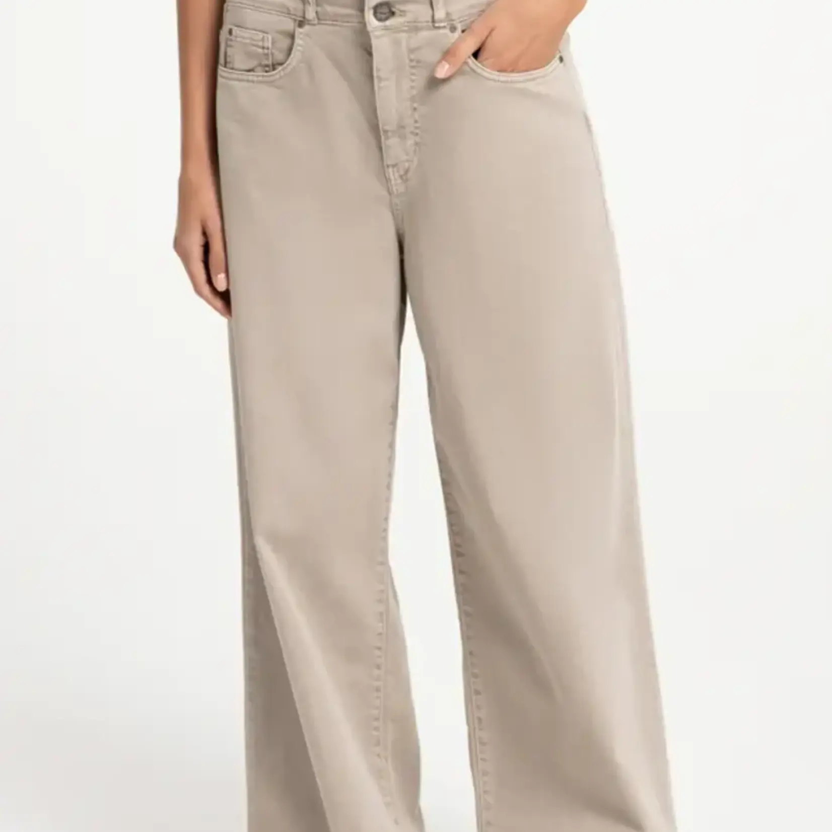 Yaya Jean 01311153 en denim à jambes larges - Mid Grey Denim