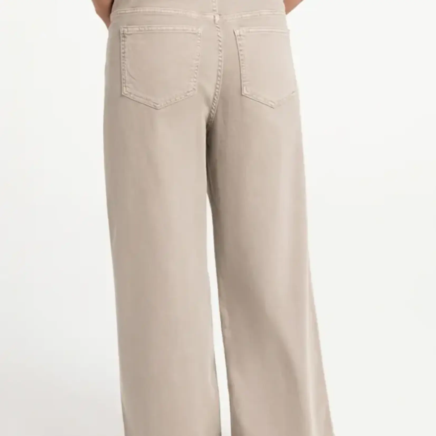 Yaya Jean 01311153 en denim à jambes larges - Mid Grey Denim