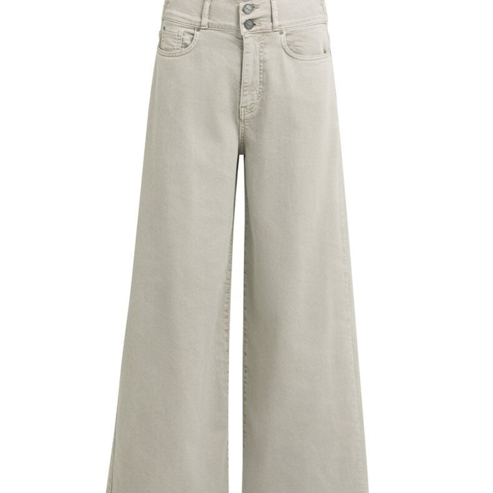 Yaya Jean 01311153 en denim à jambes larges - Mid Grey Denim