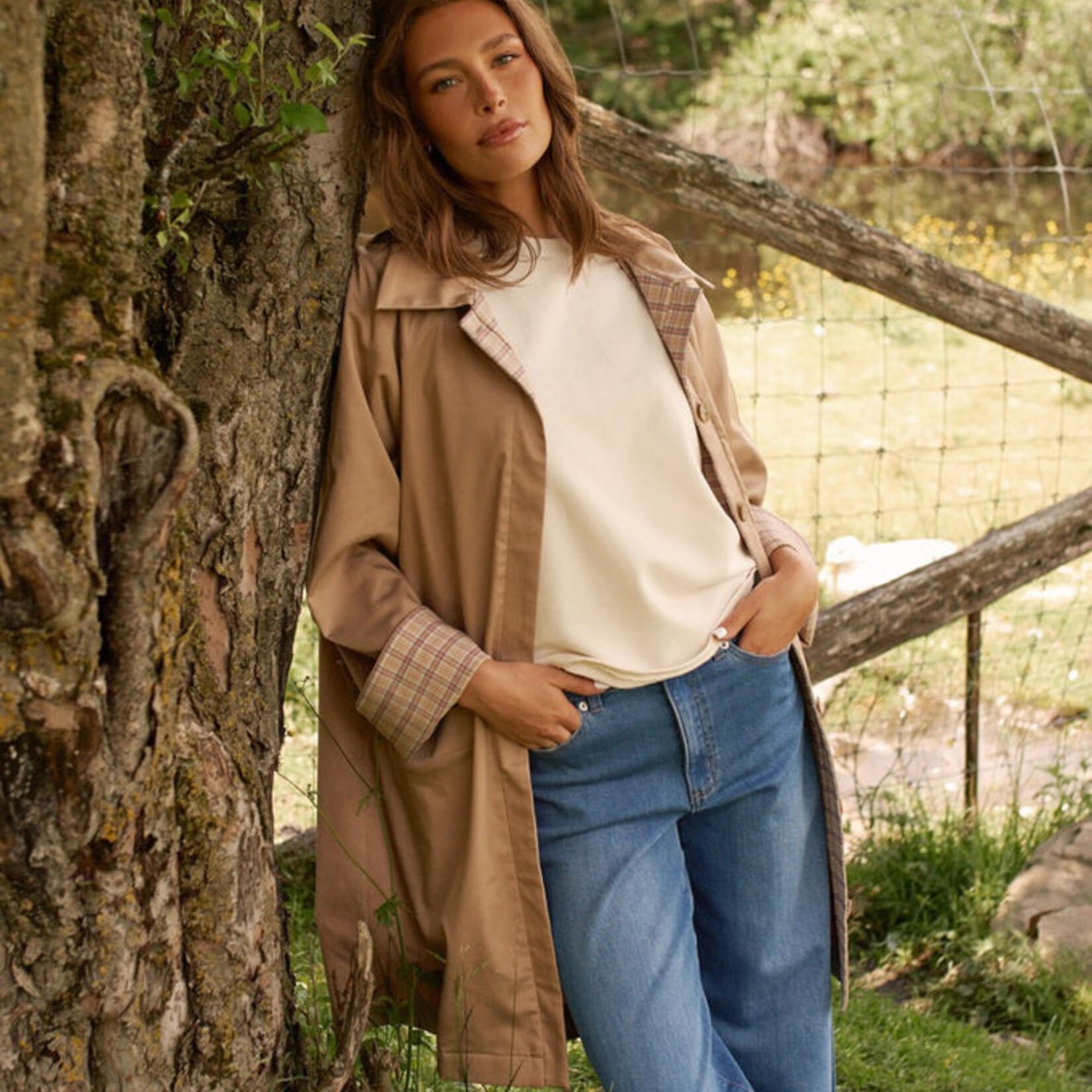 Daily Story Judith Trench Coat - Beige