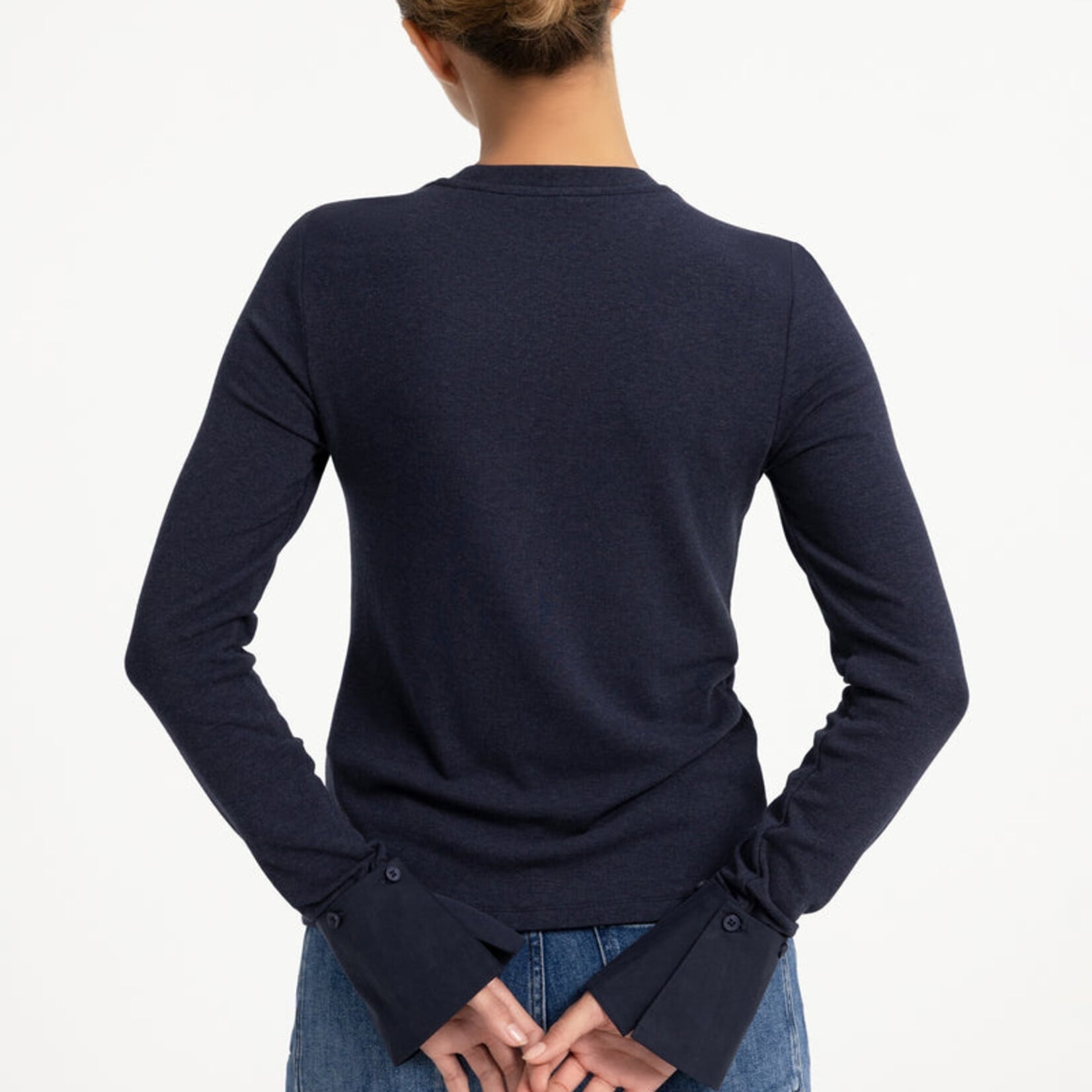 Yaya Top en jersey avec cuff amovible - Odyssey