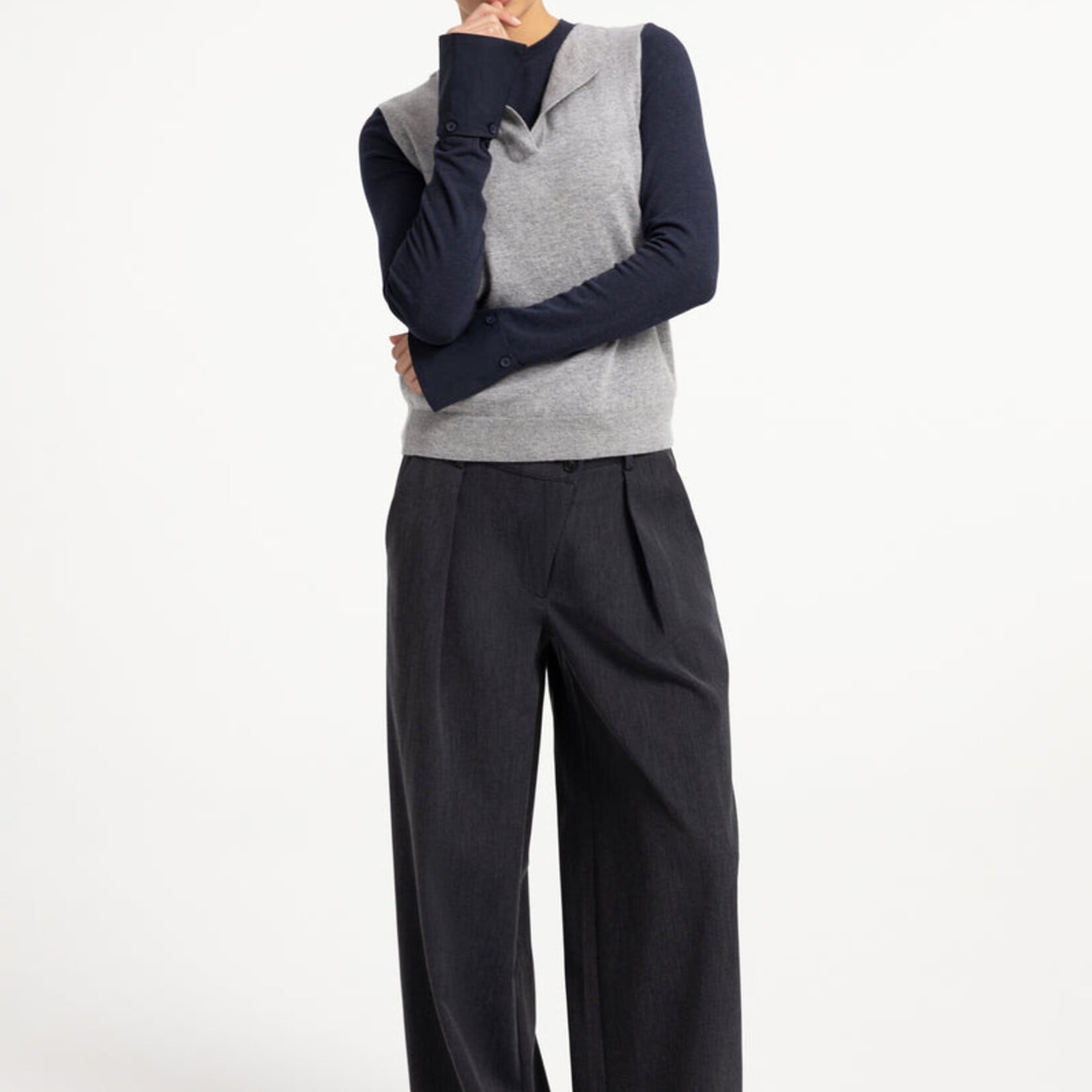 Yaya Top en jersey avec cuff amovible - Odyssey