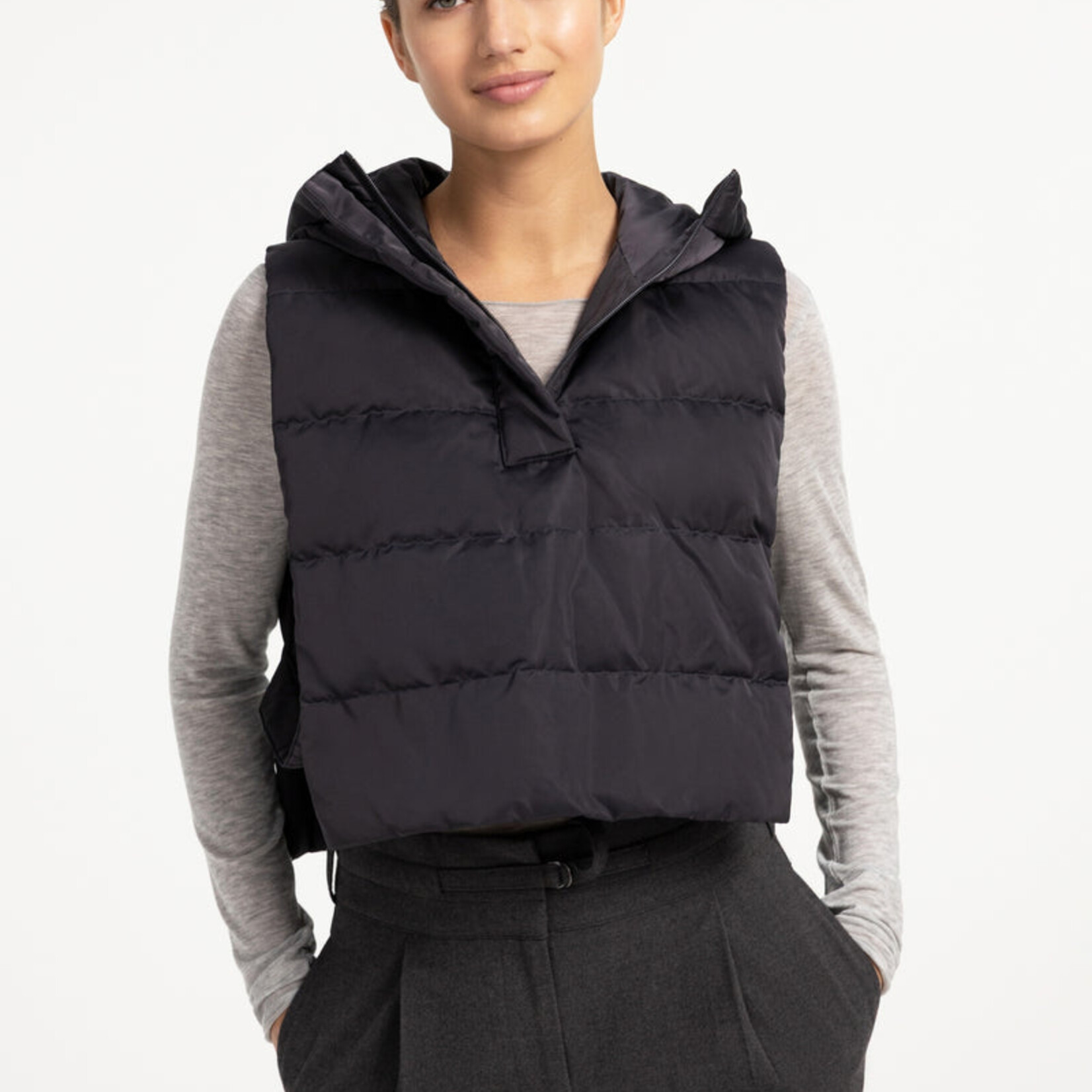 Yaya Veste ajustable - Hole black