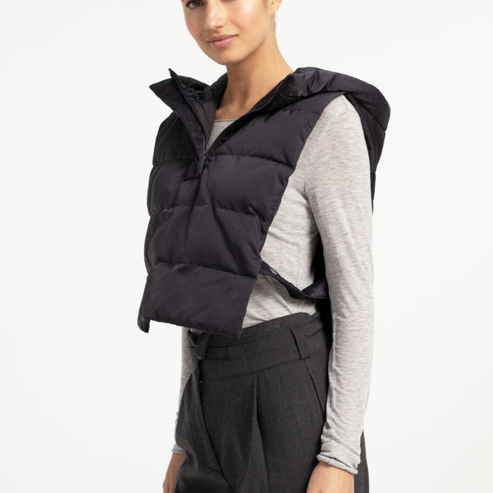 Yaya Veste ajustable - Hole black
