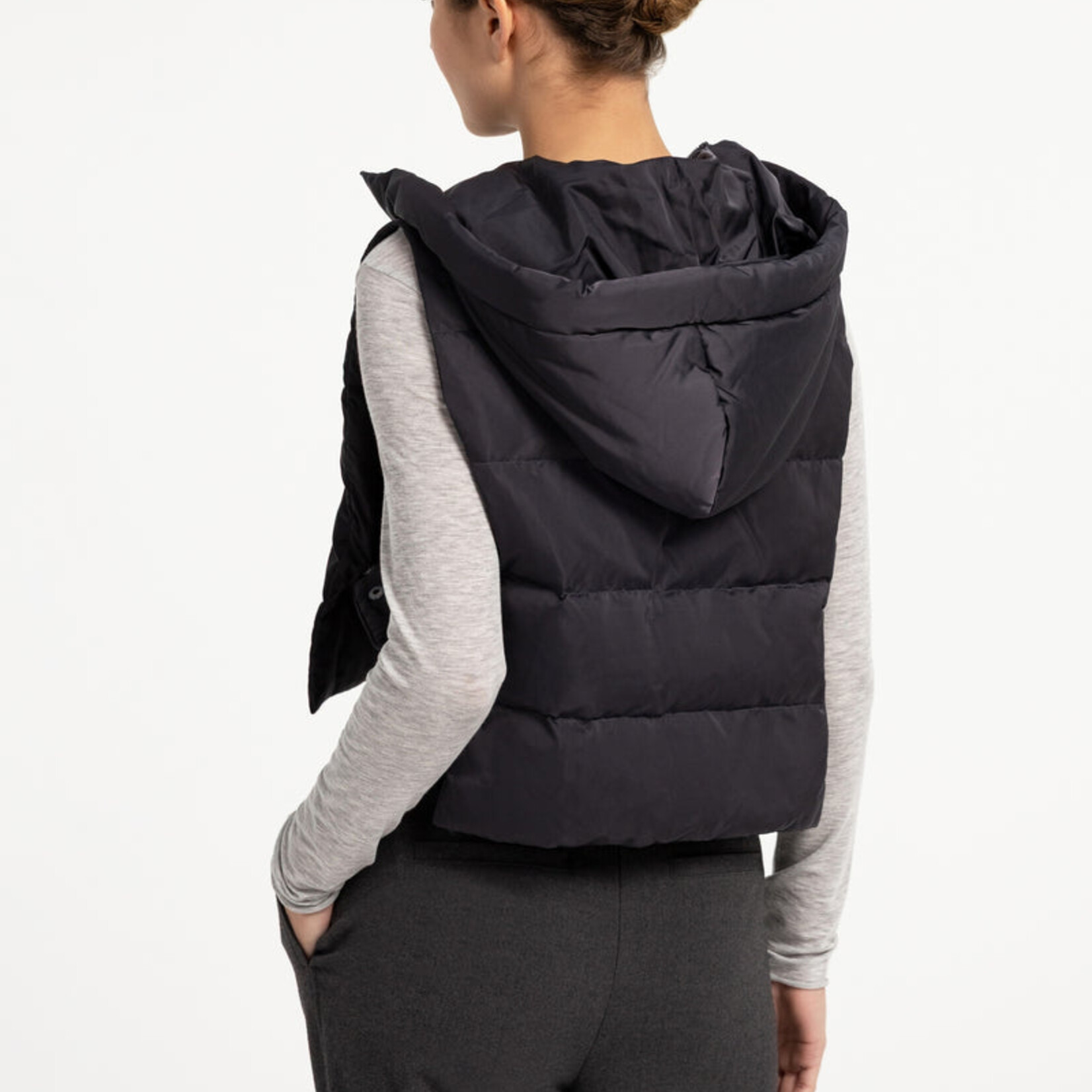 Yaya Veste ajustable - Hole black