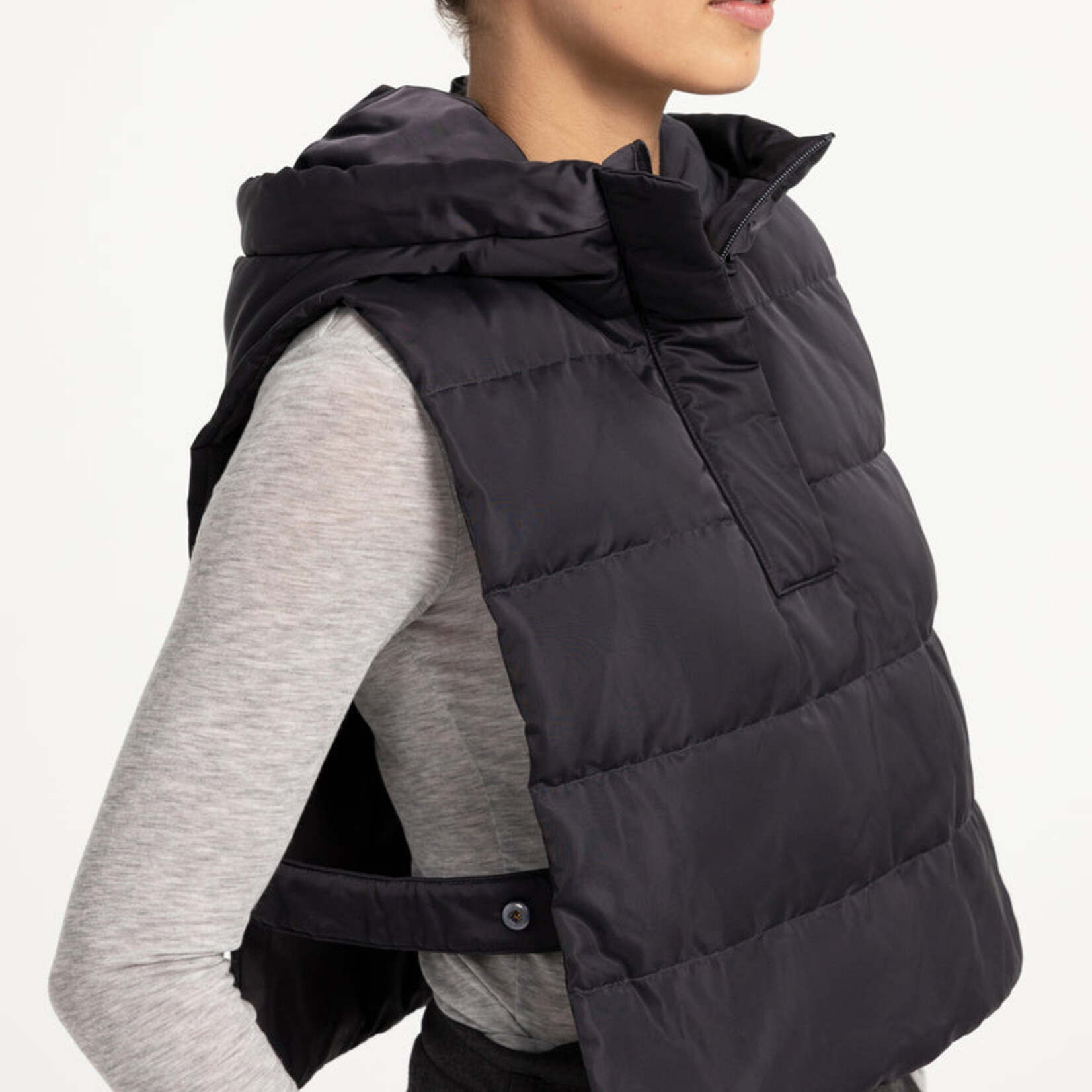 Yaya Veste ajustable - Hole black