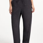 Yaya Pantalon ample en jersey - Hole black
