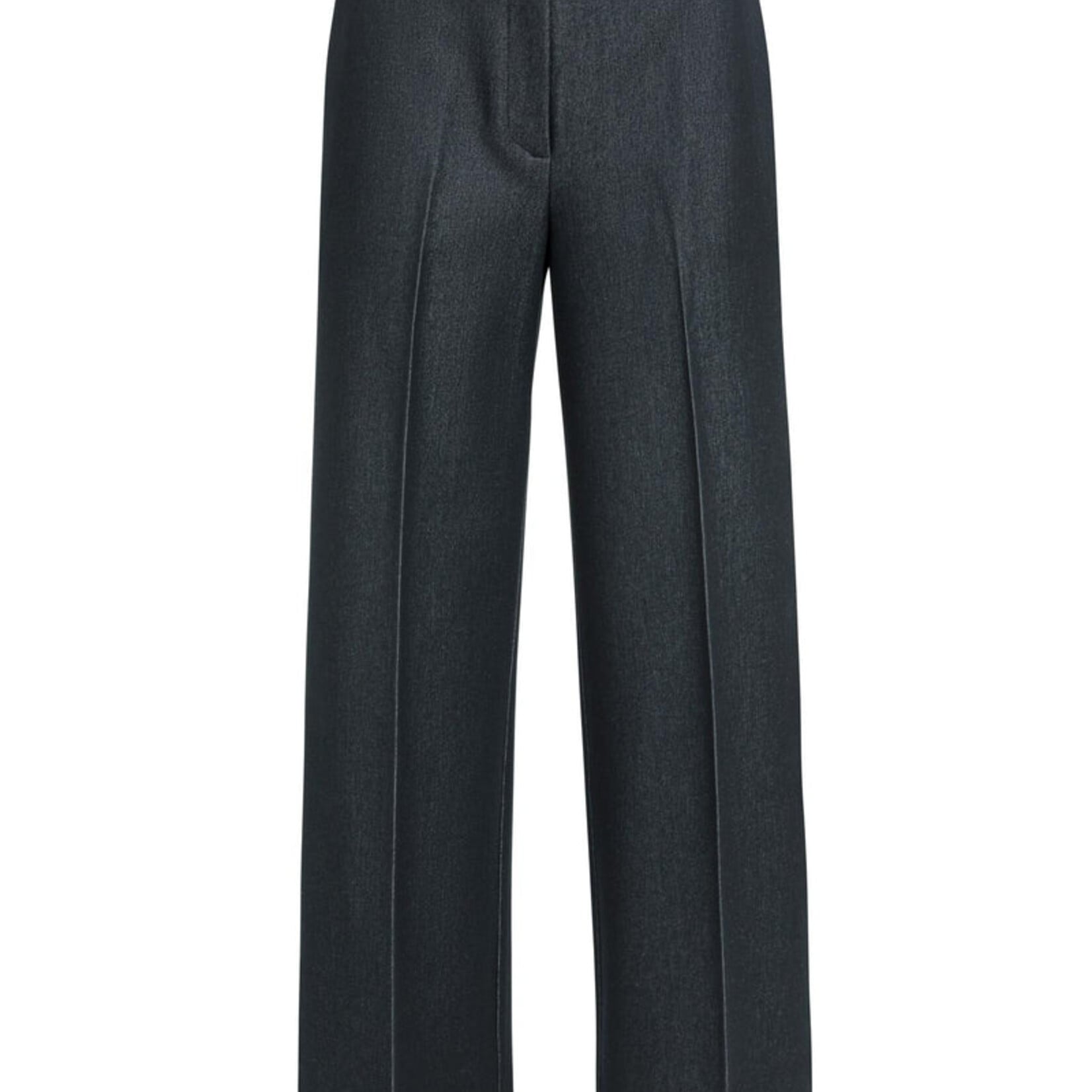 Yaya Pantalon à jambe large - Cat black