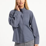 Yaya Chemisier raglan à col montant - Arctic seal