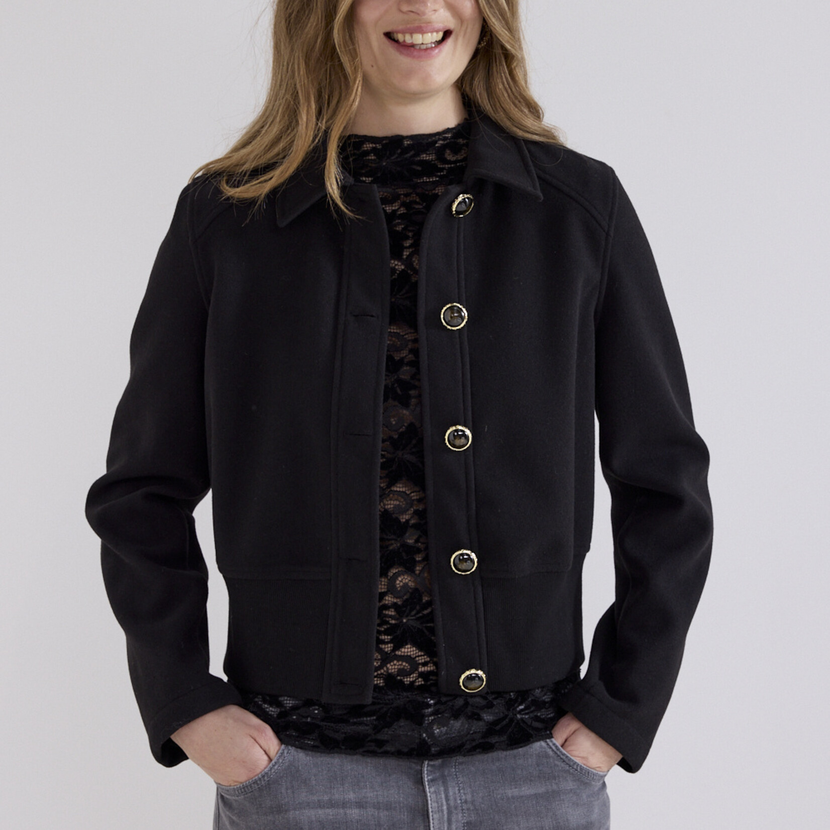 Tramontana Jacket C2921801 avec bouton - Noir