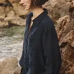 Part Two Chemise Carolla - Dark Navy Flower