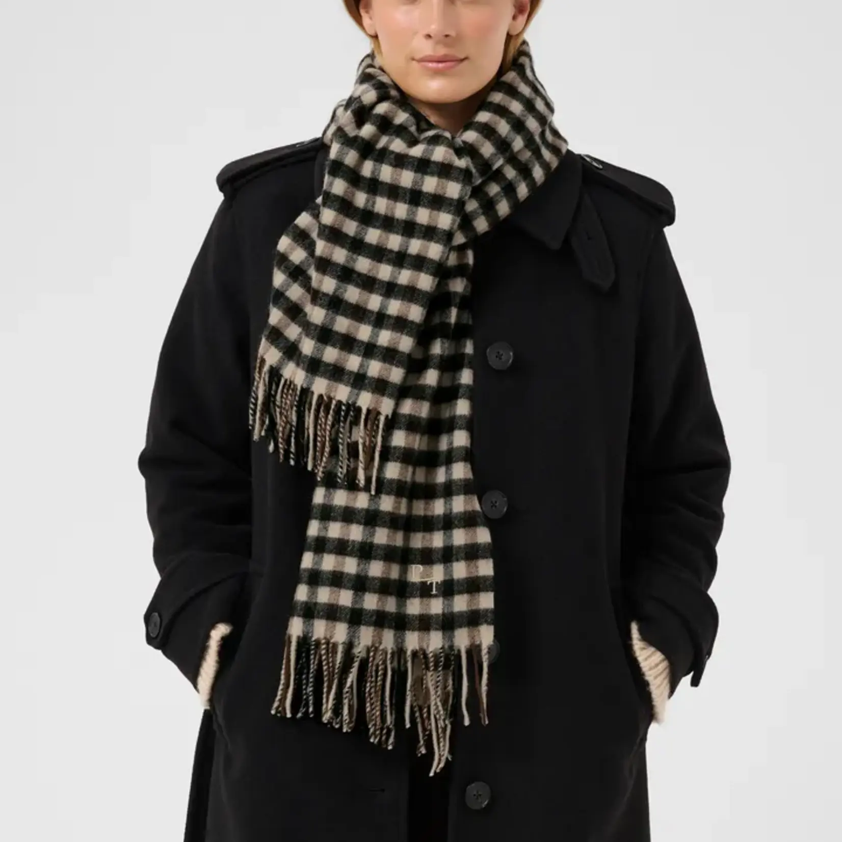 Part Two Foulard Kitha - Brown Check