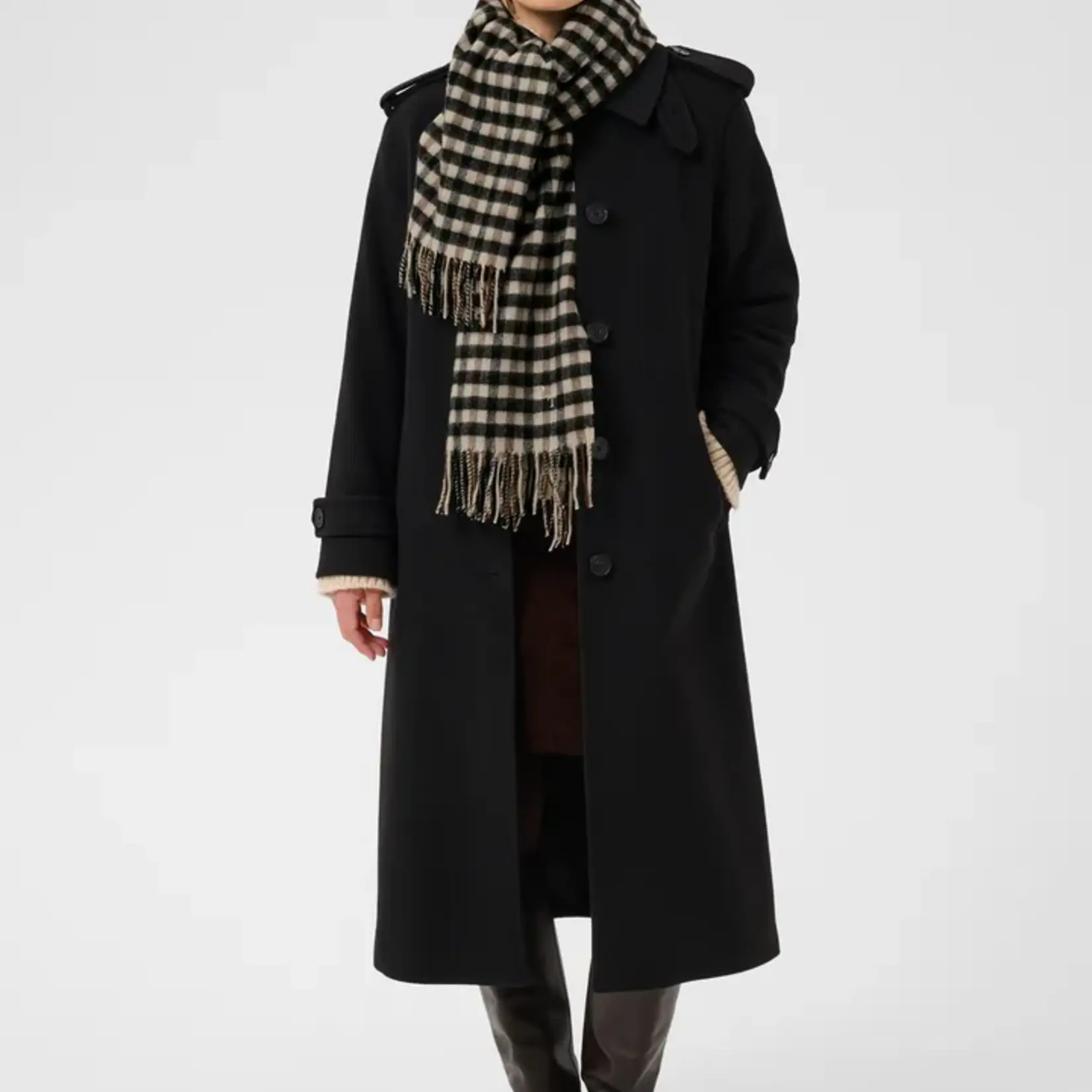 Part Two Foulard Kitha - Brown Check