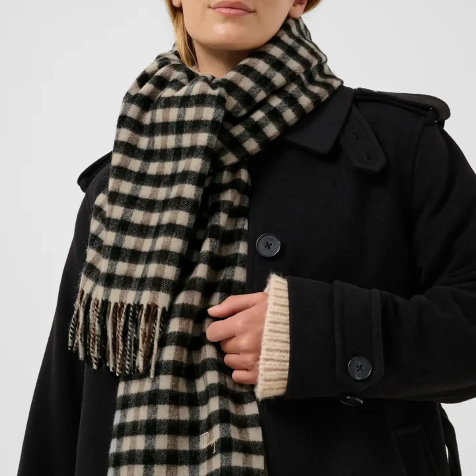 Part Two Foulard Kitha - Brown Check