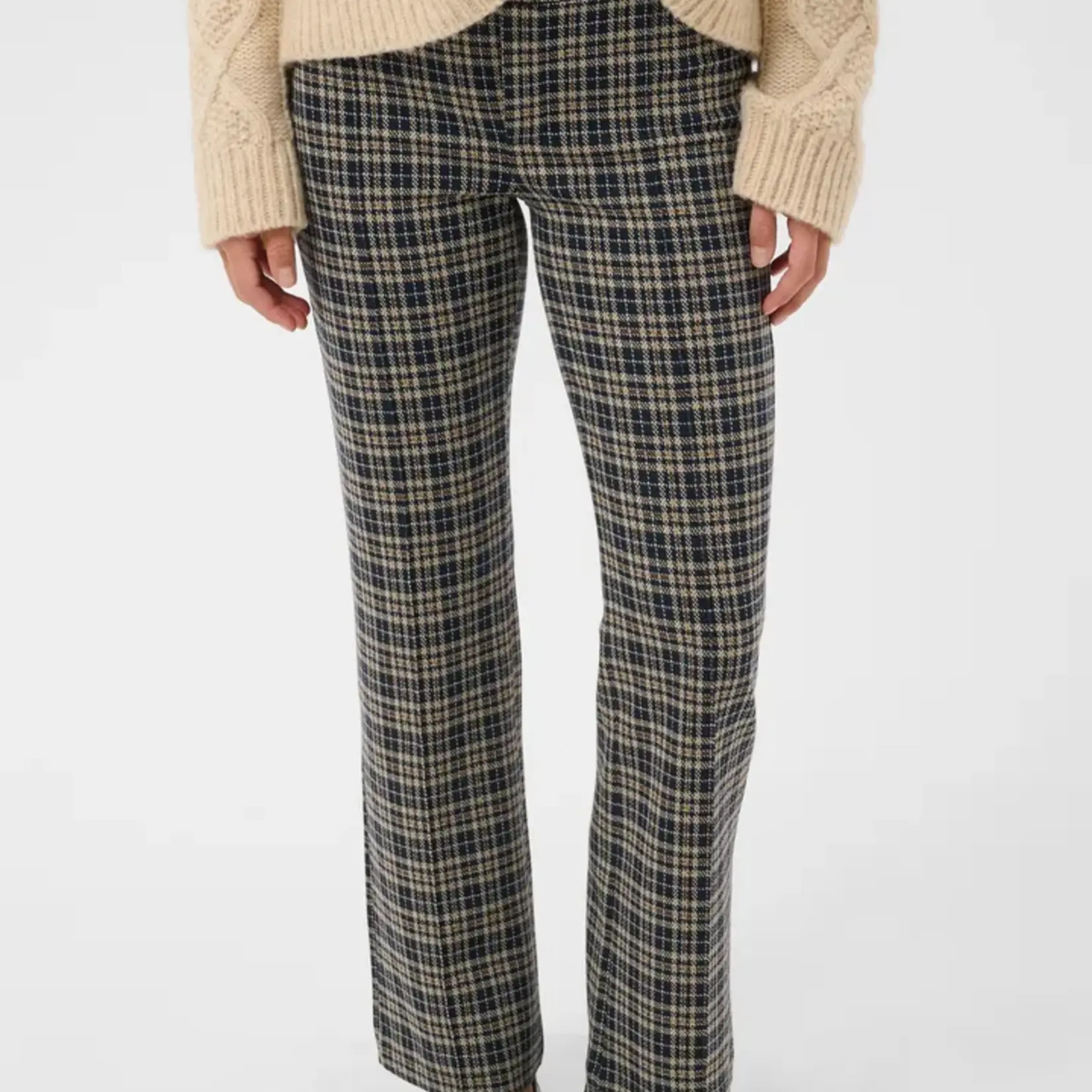 Part Two Pantalon Pontas - Dark Navy Check