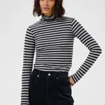Part Two Top Efinas - Dark Navy Stripe