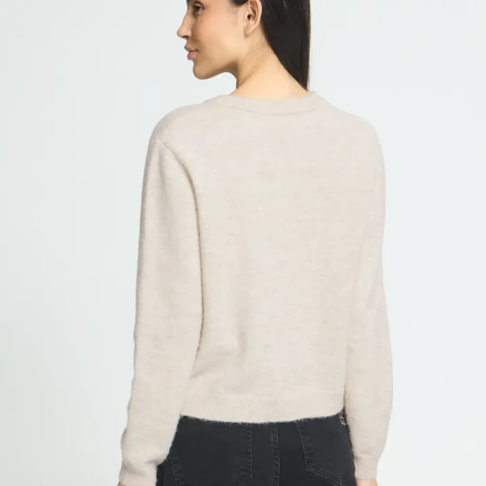 Ichi Cardigan Fantia - Birch Melange
