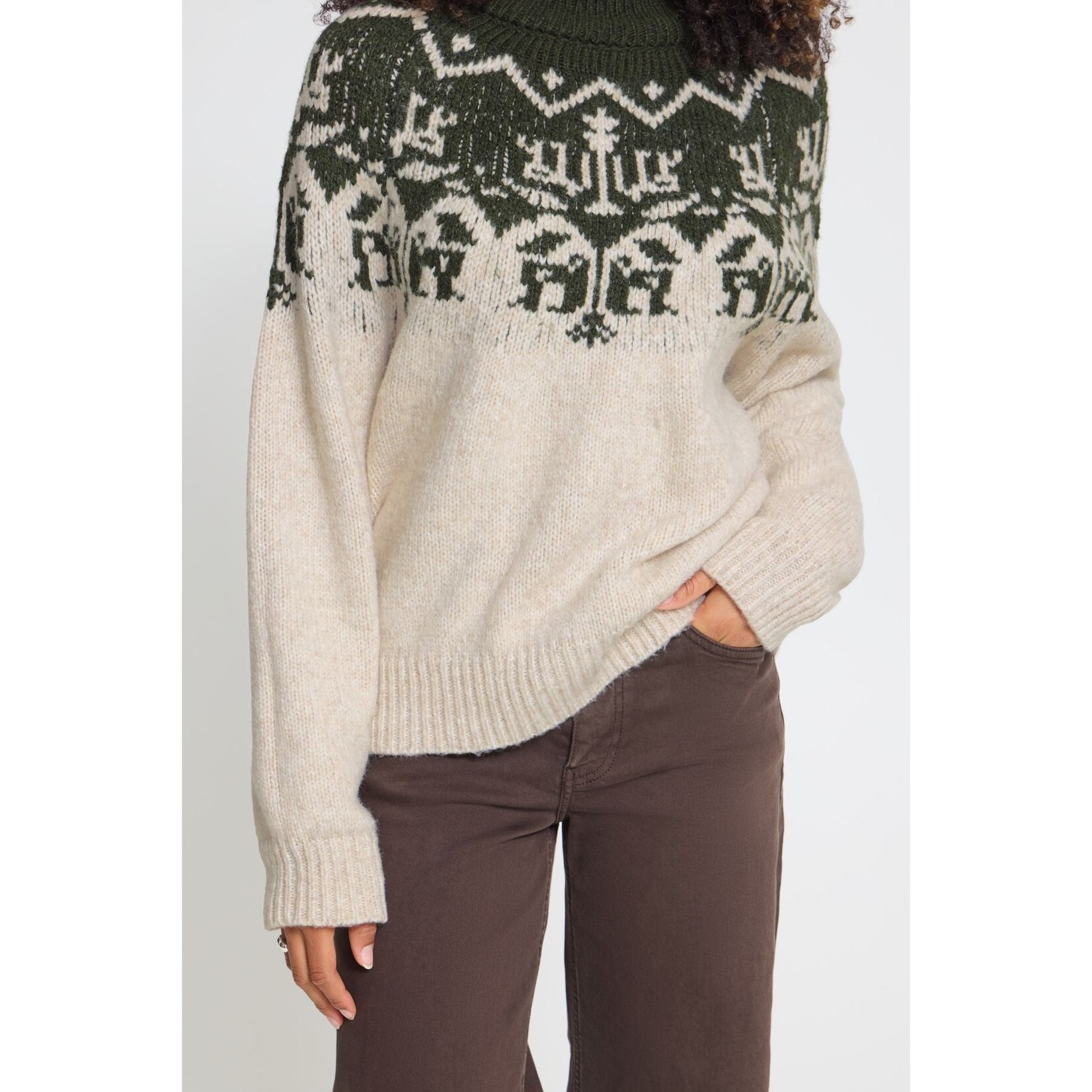 Ichi Sweaters Nalas - Rosin