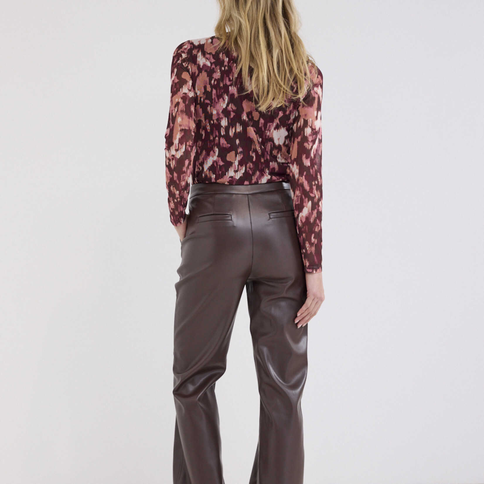 Tramontana Chandail C3221401 avec detail au cou - Print berry
