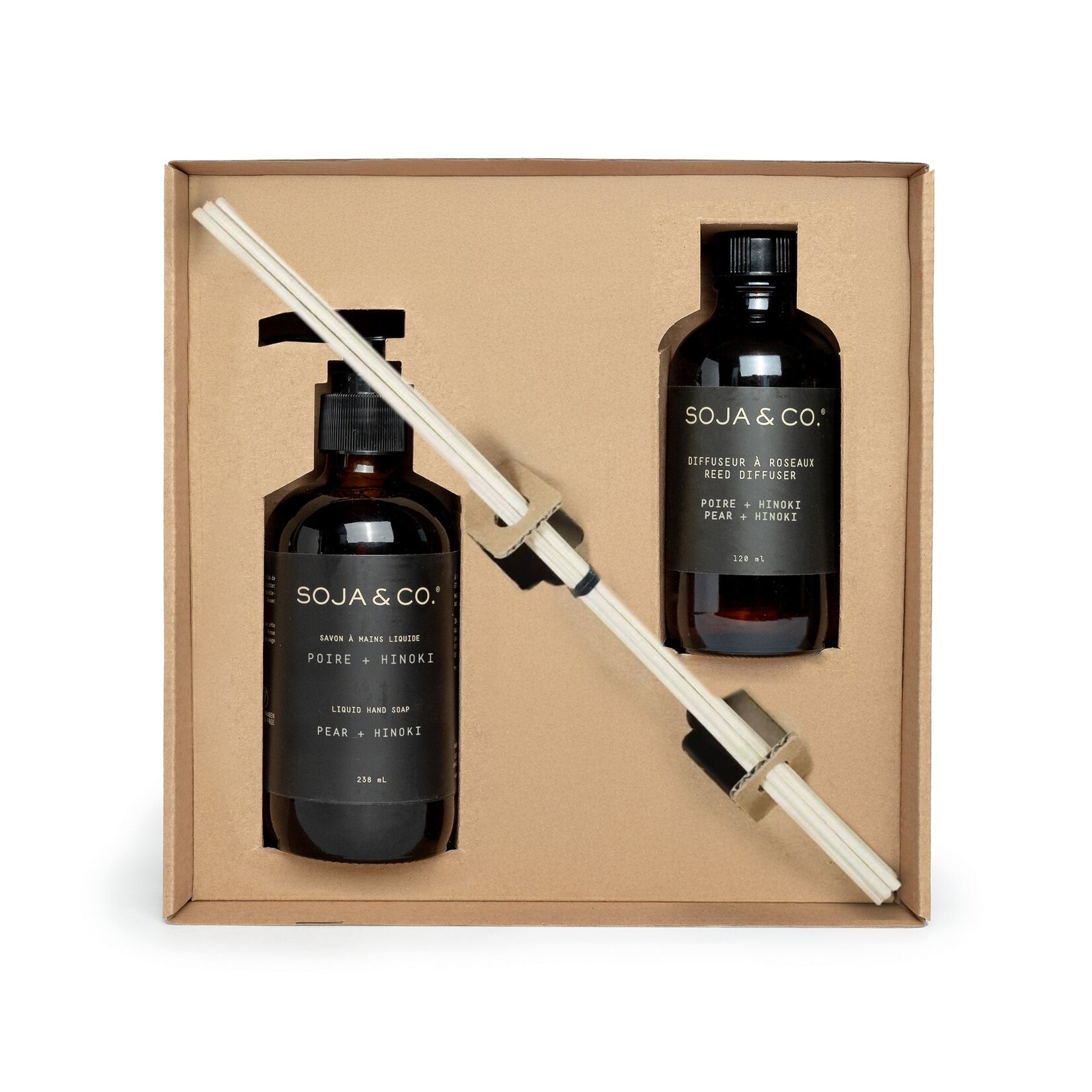 Soja&Co. Gift Set duo ambiance - Poire + Hinoki