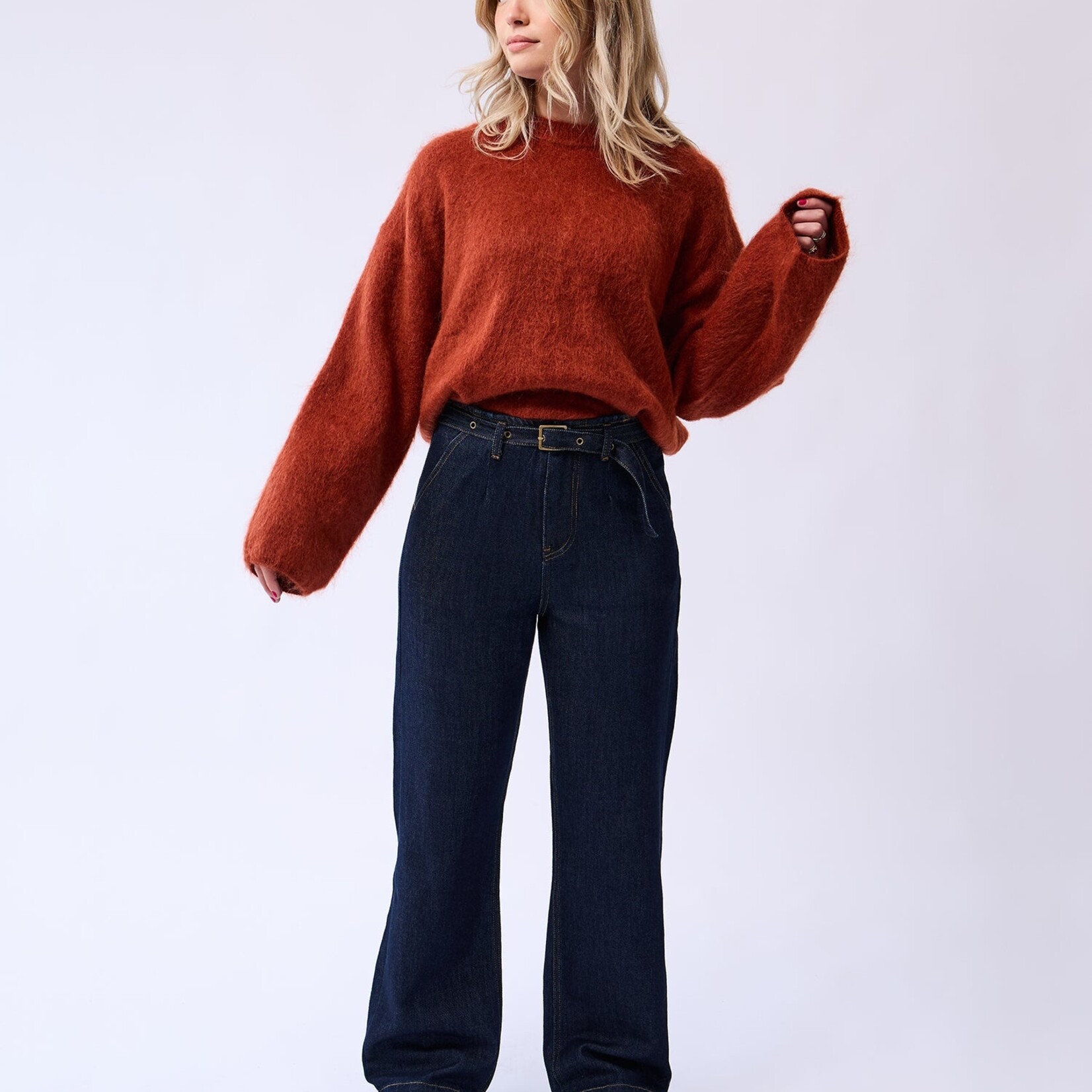 Jeans Chloe coupe droite - Midnight