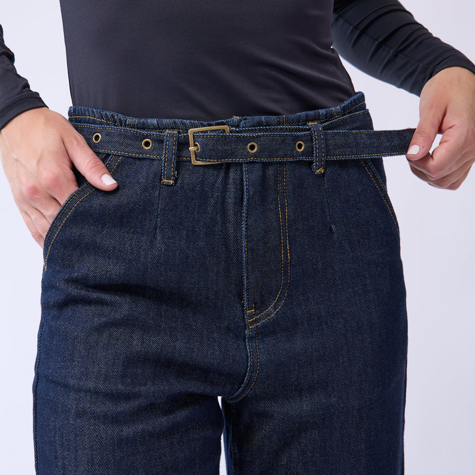 Jeans Chloe coupe droite - Midnight