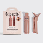 Kitsch Pince à cheveux pour donner du volume 2 pièces - Terracotta