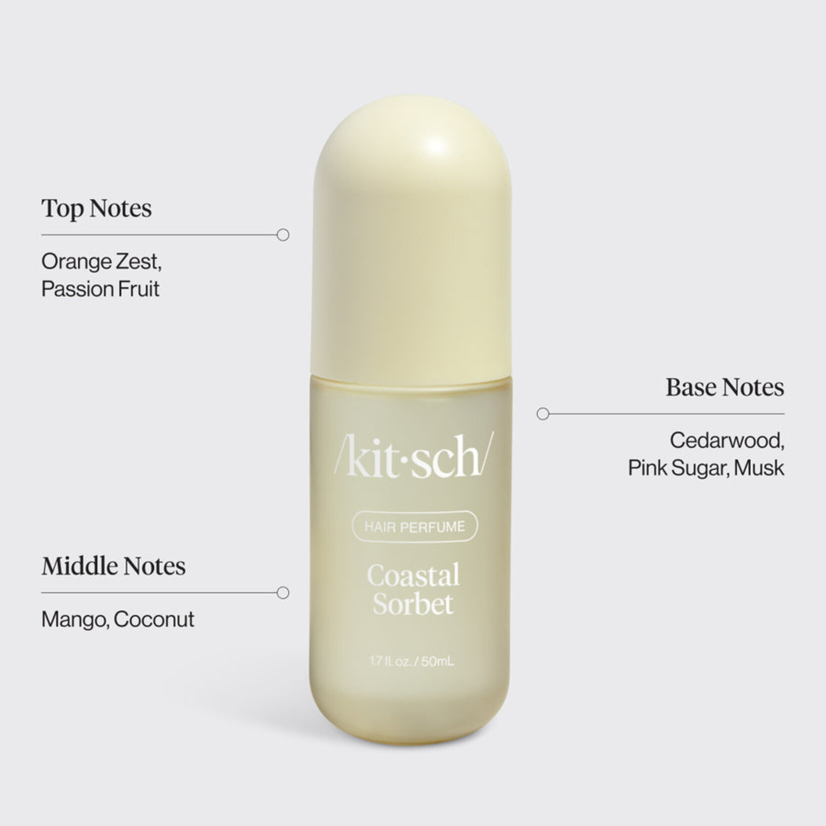 Kitsch Brume parfumée pour les cheveux et le corps - Coastal sorbet