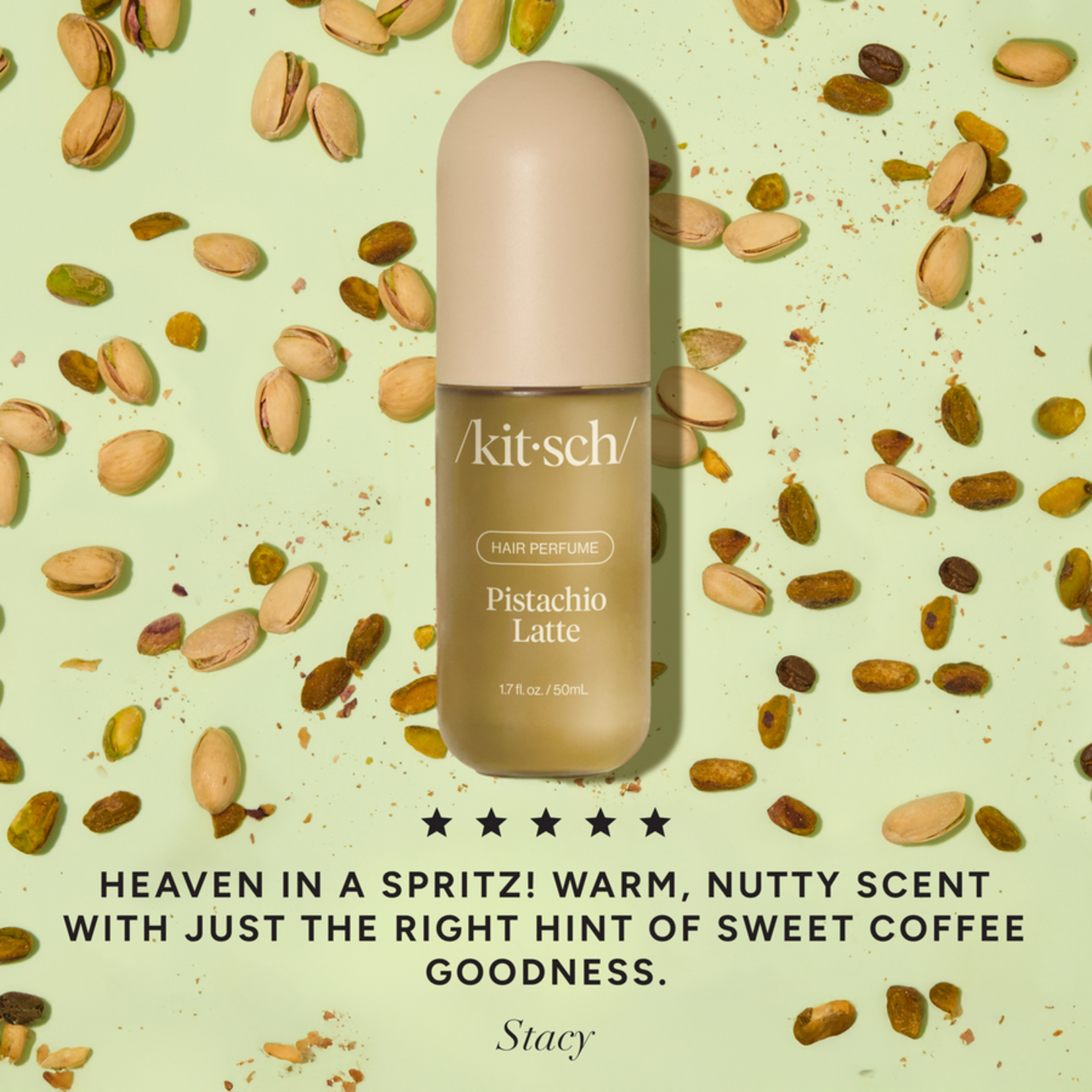 Kitsch Brume parfumée pour les cheveux et le corps -  Pistachio