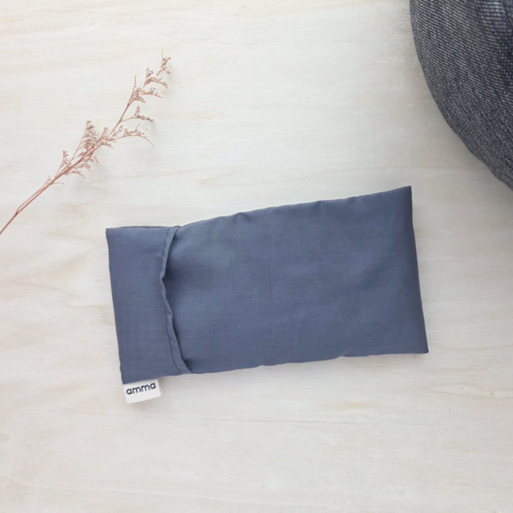 Oreiller pour yeux à la lavandre en tencel - Dark grey