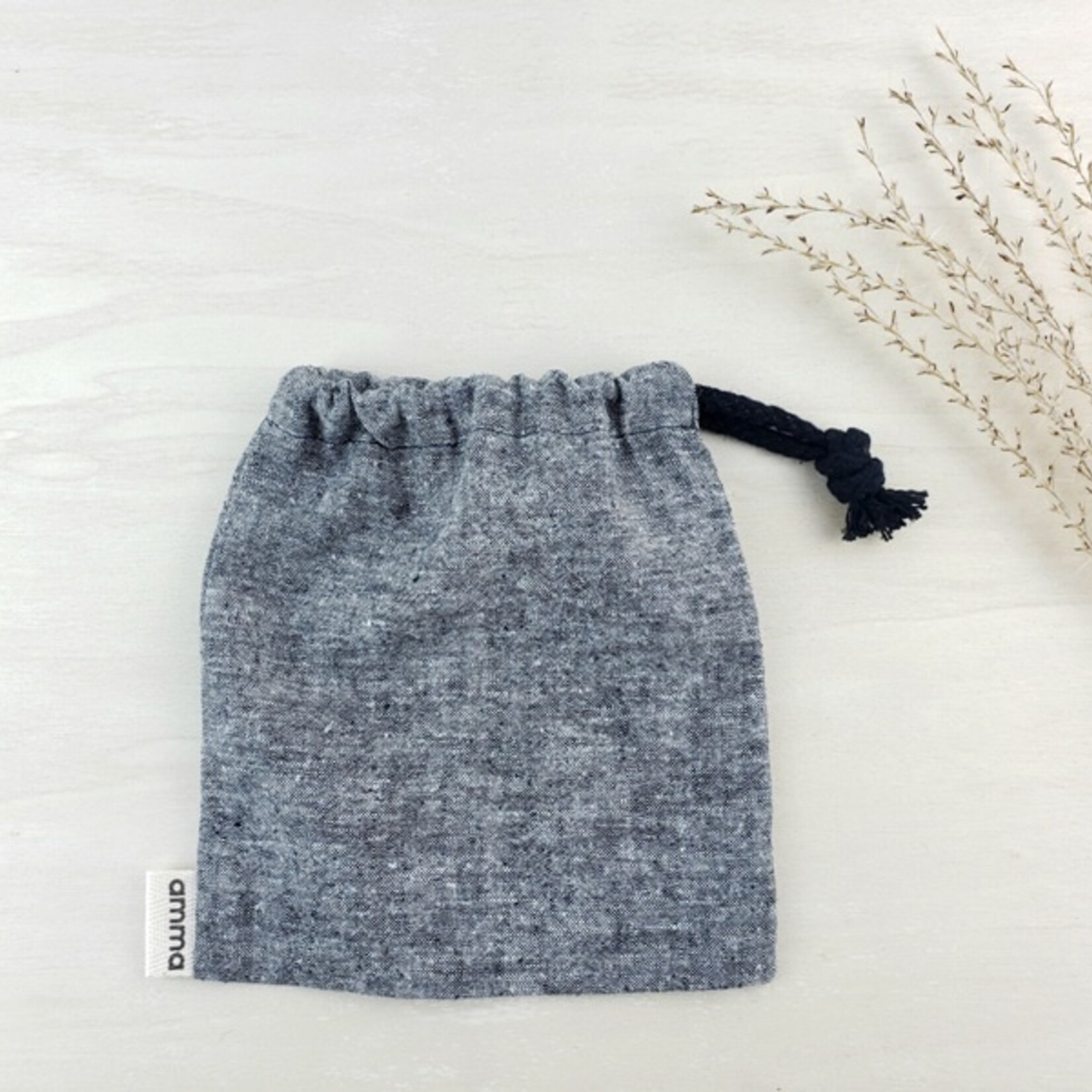 Oreiller pour yeux à la lavandre en tencel - Dark grey