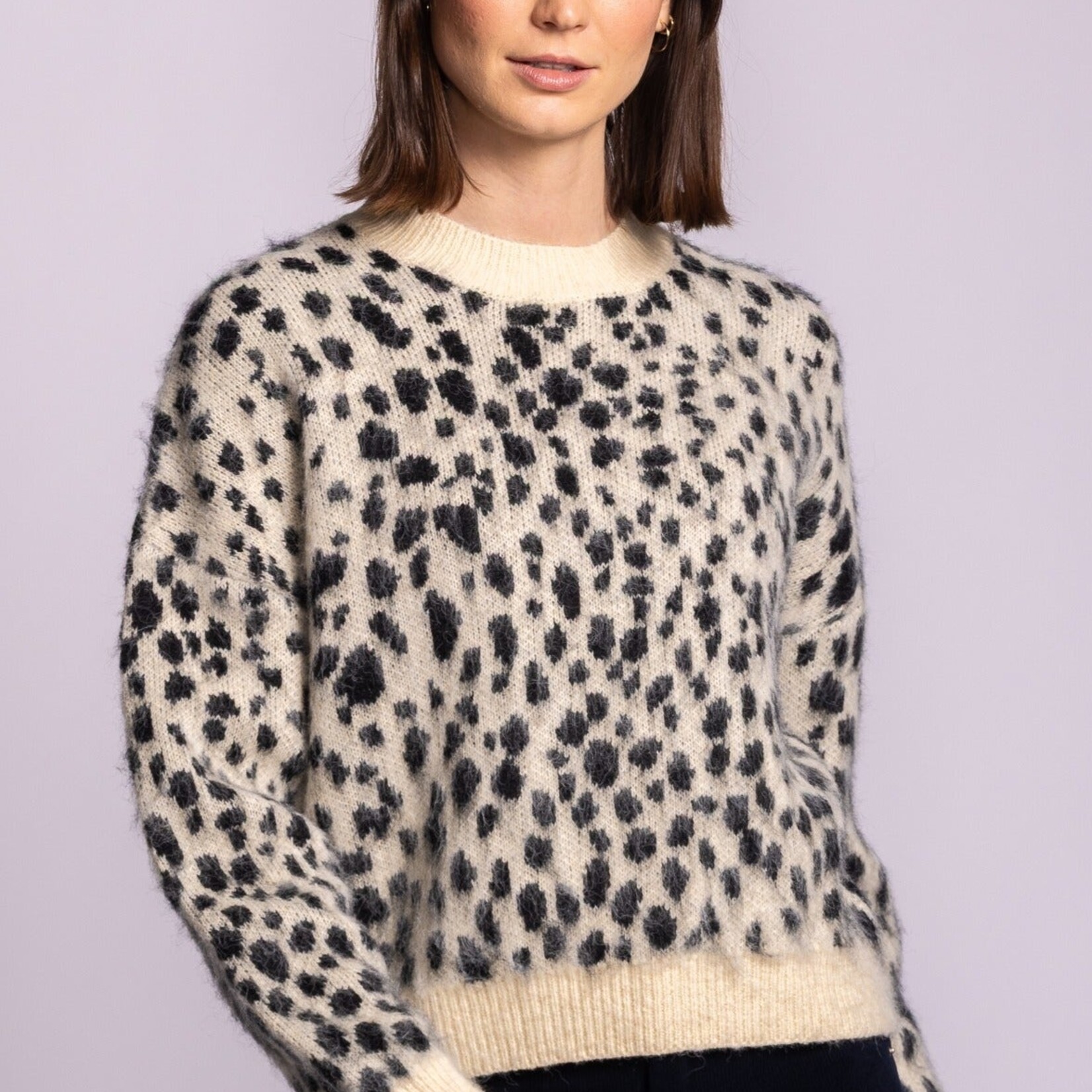 Sweater Daley - Cheetah print