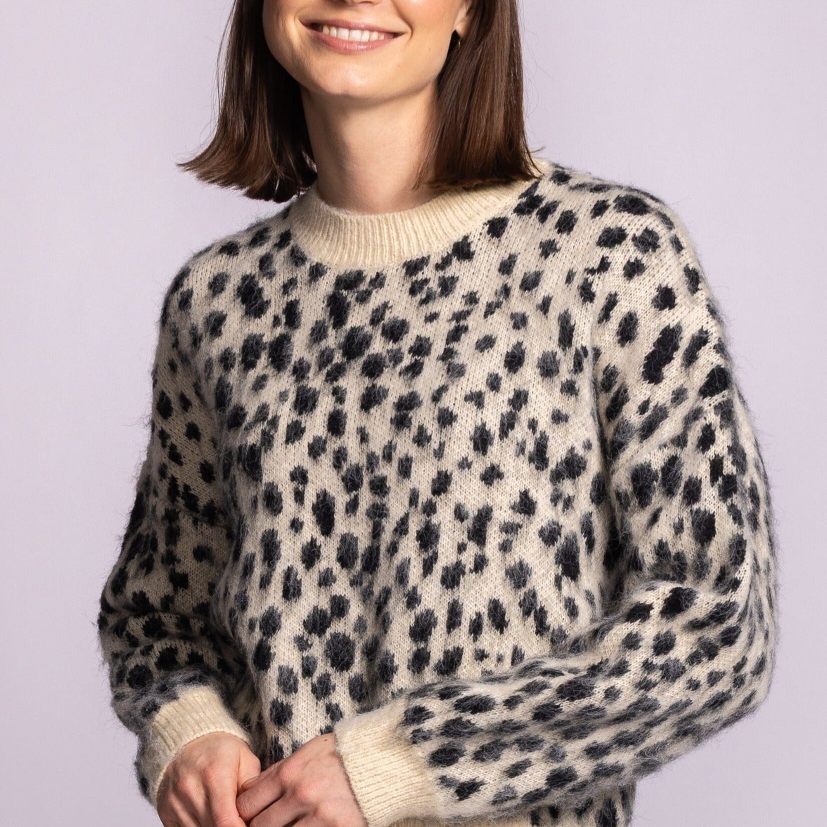 Sweater Daley - Cheetah print